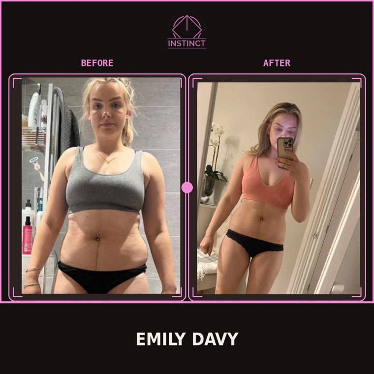 Instinct Boxing and Fitness member transformation 1