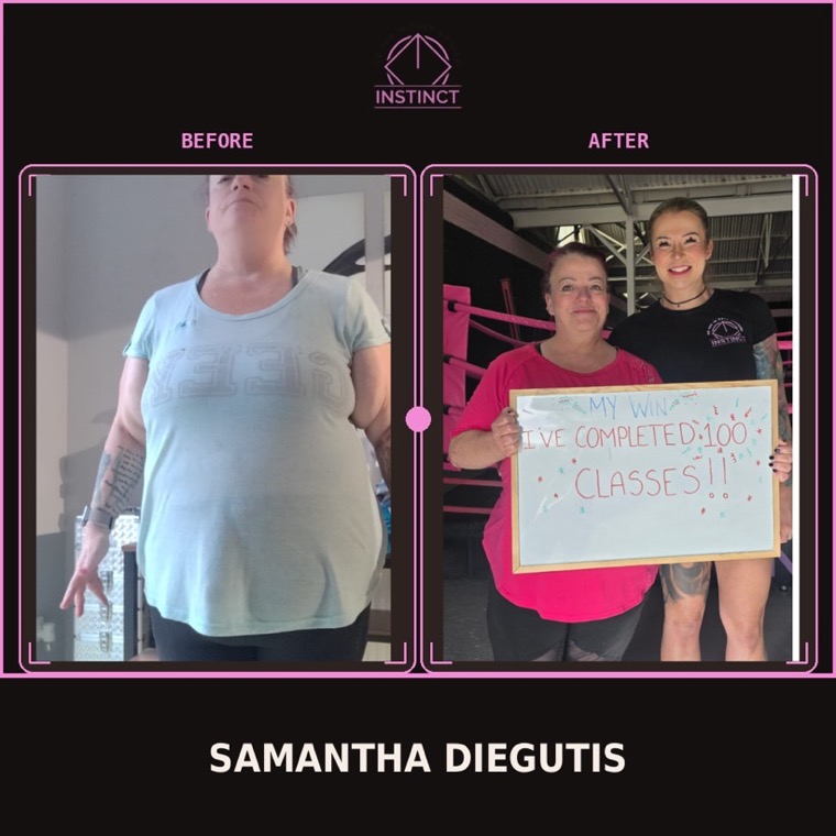 Instinct Boxing and Fitness member transformation 5