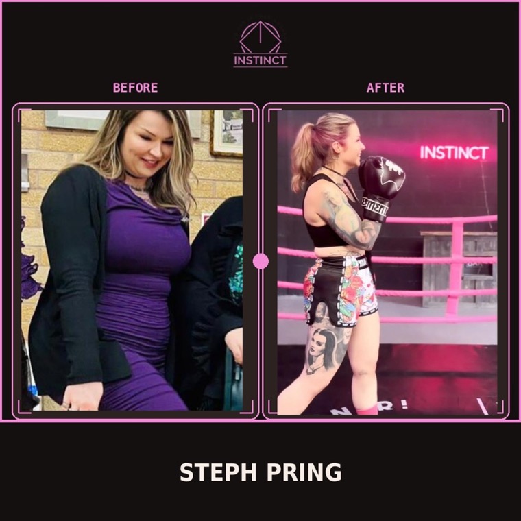 Instinct Boxing and Fitness member transformation 7