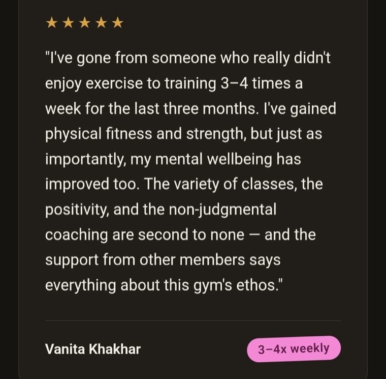 Instinct Boxing and Fitness member review 3